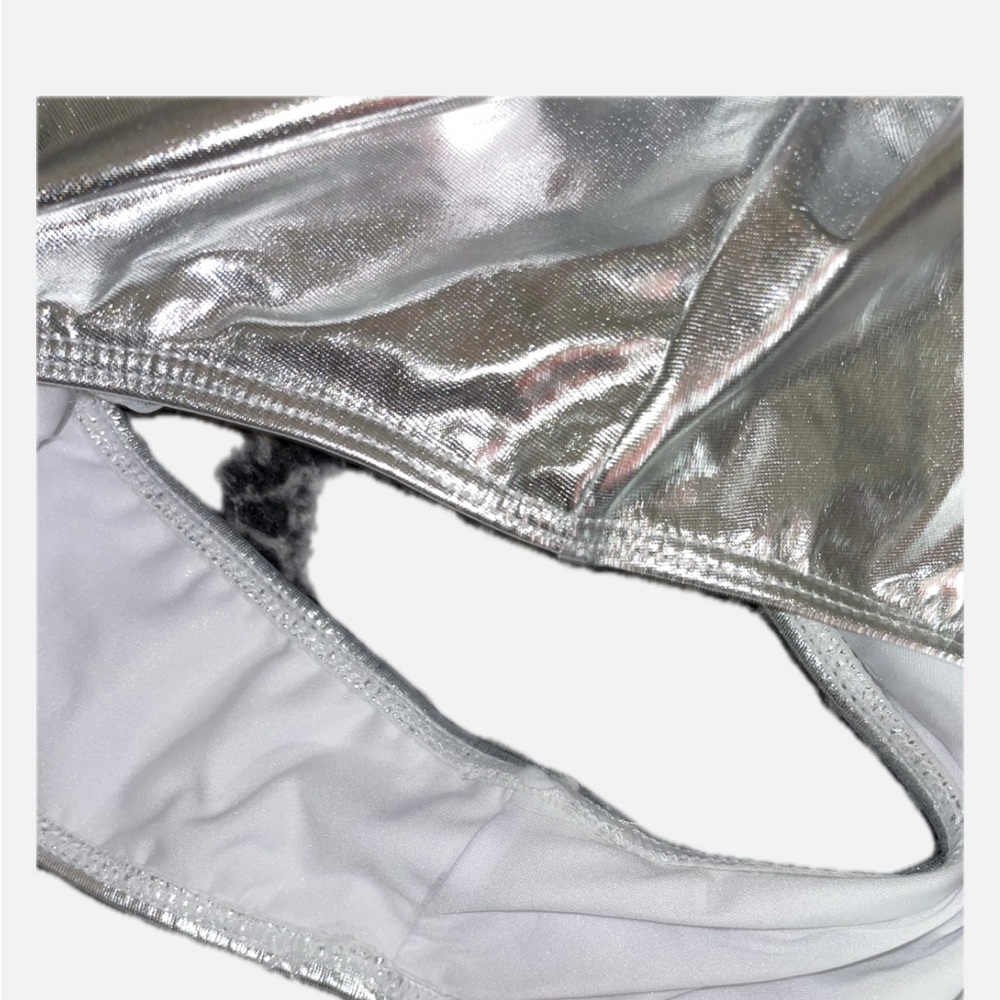 Summer mae Silver One Piece swimsuit-NWT - Picture 3 of 5